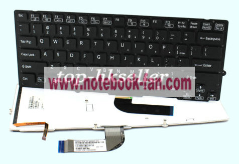 Sony Vaio VPC-SB VPCSB Series US Keyboard Black Backlit